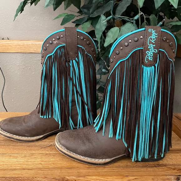 Blazin Roxx Boots Fringe Cowgirl Boots 